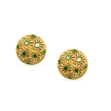 Tanishq 22 Karat Gold Earrings for Women