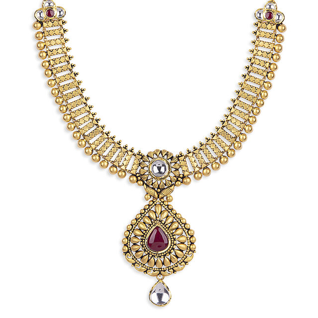 Tanishq 22 KT Gold Necklace Set for Women 2