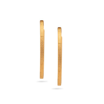Gilded Enchantment Hoop Earrings