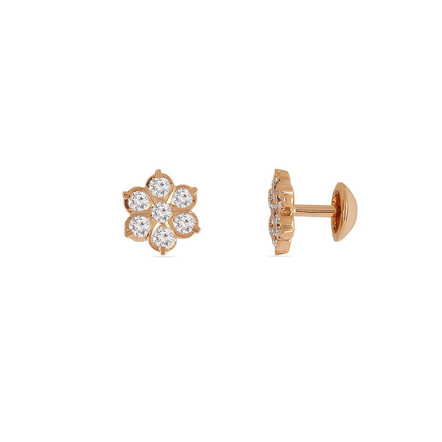 Tanishq 22KT Diamond Earrings for Women 2