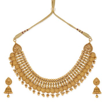 Tanishq 22KT Gold Necklace Set for Women
