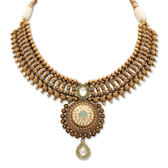 Indian Splendor Kundan Necklace,,hi-res 
