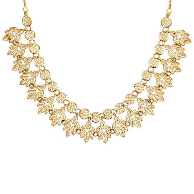 Tanishq 22KT Gold Necklace Set for Women 2
