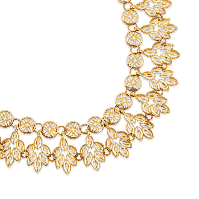 Tanishq 22KT Gold Necklace Set for Women 3