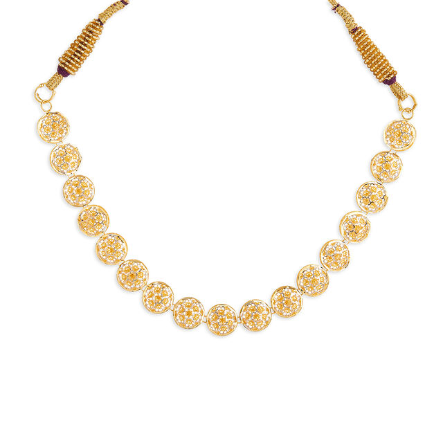 Tanishq 22KT Gold Necklace Set 2