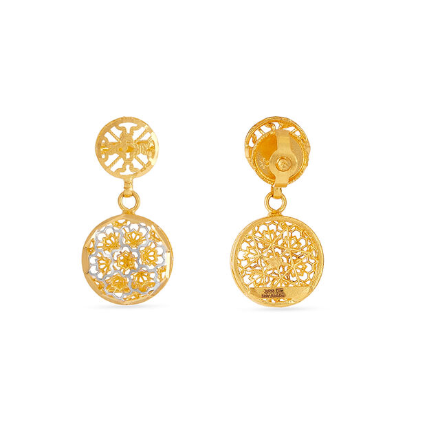 Tanishq 22KT Gold Necklace Set 4
