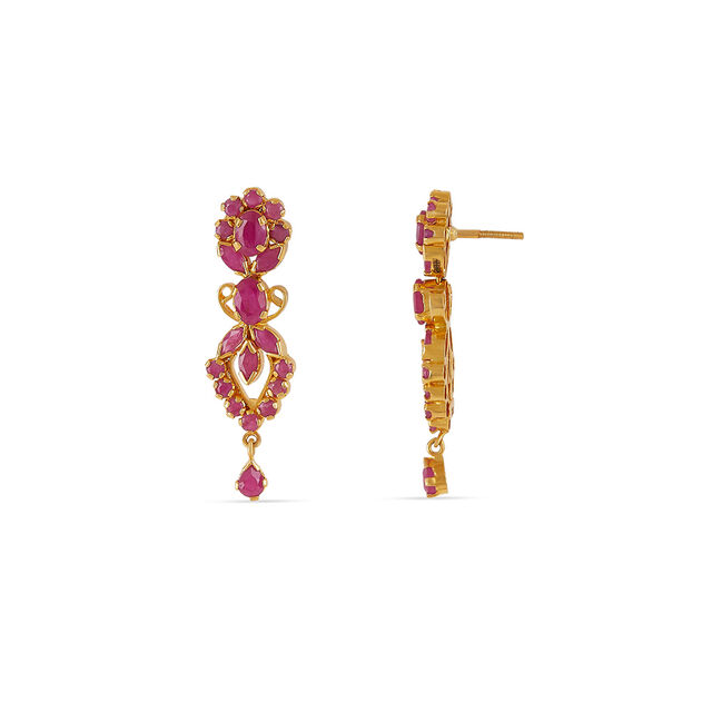 Tanishq 22KT Gold Earrings for Women 4