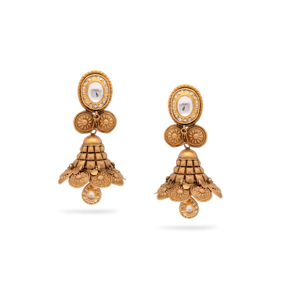 Tanishq earrings jhumka sales
