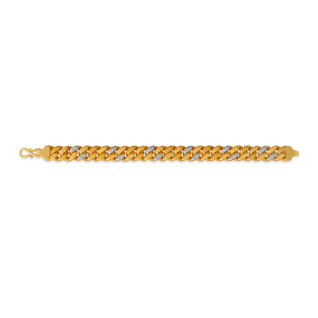 Tanishq 22 Karat Gold Bracelet for Men