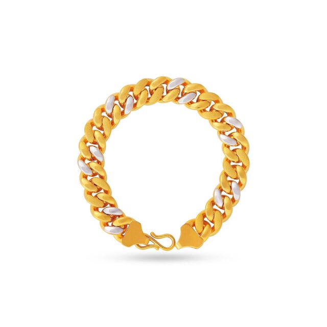 Tanishq 22KT Gold Bracelet for Men 4