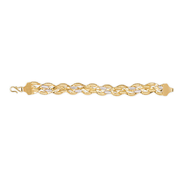 Tanishq 22KT Gold Bracelet for Men 4