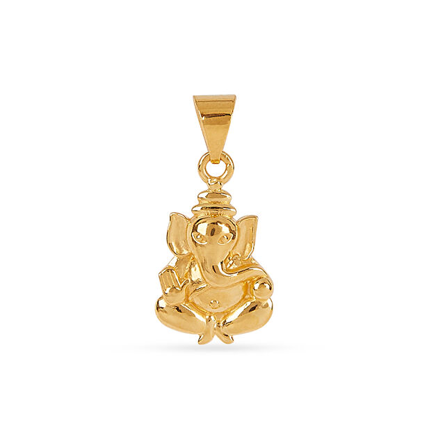 Tanishq 22KT Gold Pendant for Women 