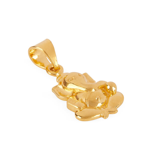 Tanishq 22KT Gold Pendant for Women 4
