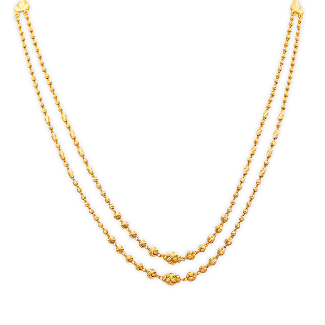 Eternal Charm Gold Dual Chain Necklace,,hi-res 