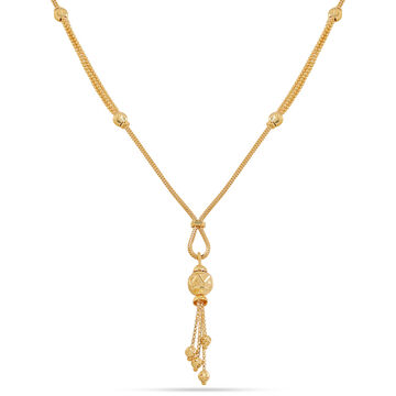 Elegant Pendant and Tassel Necklace