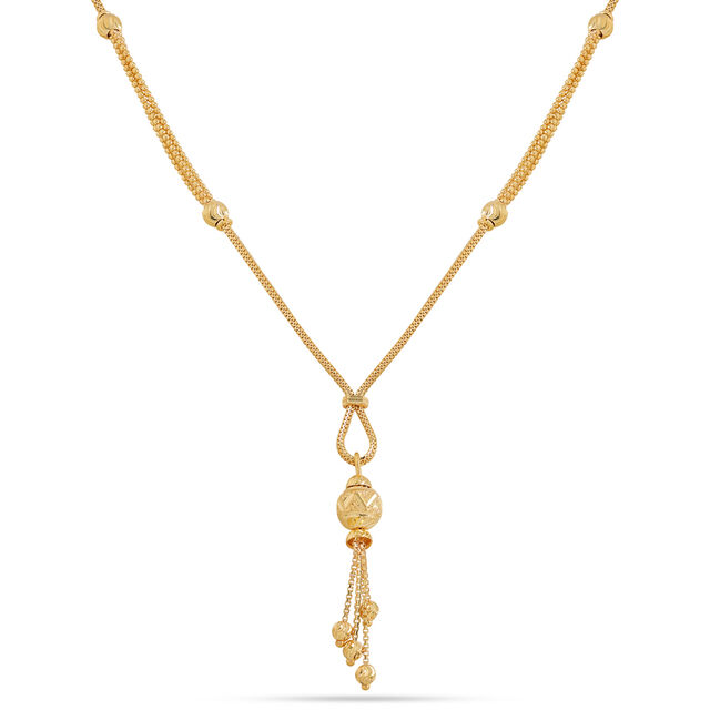 Elegant Pendant and Tassel Necklace
