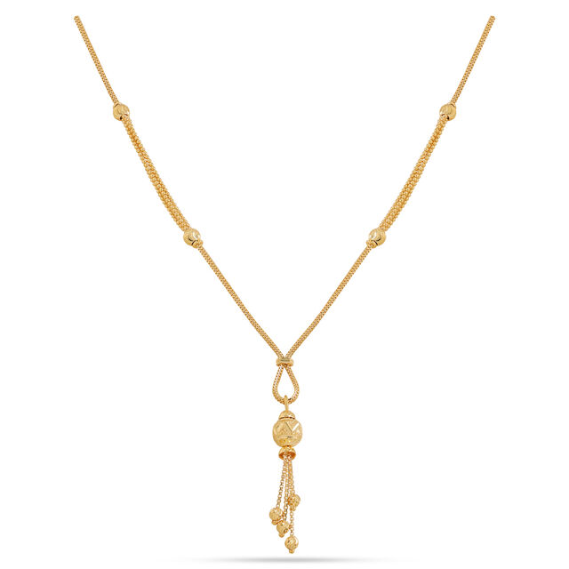 Elegant Pendant and Tassel Necklace