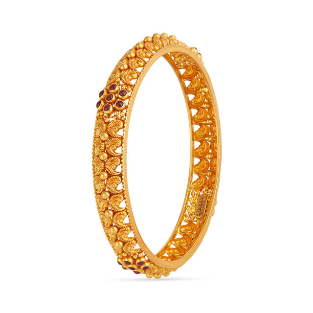 Tanishq 22KT Gold Bangle for Women 2