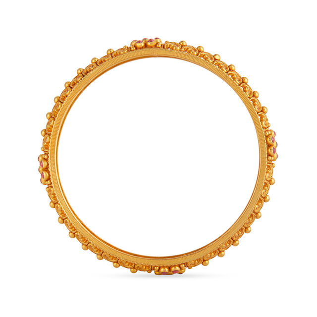 Tanishq 22KT Gold Bangle for Women 4