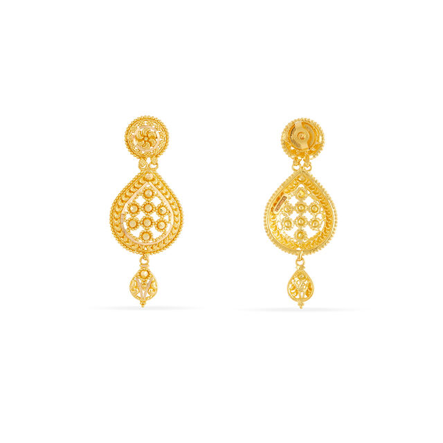Tanishq 22KT Gold Earrings for Women 4
