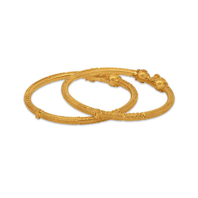 Tanishq 22 Karat Gold Bangle for Women