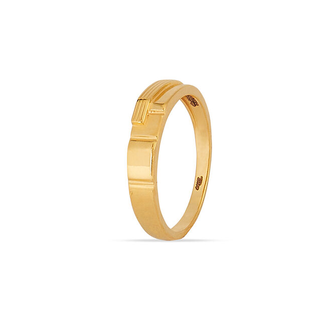 Tanishq 22KT Gold Finger Ring for Men 2