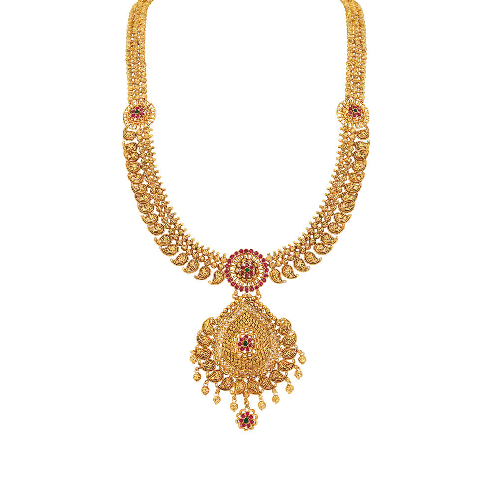 Buy Haram Jewelry Gold Haram Designs Tanishq USA