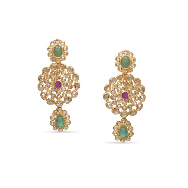 Tanishq 22KT Gold Earrings 