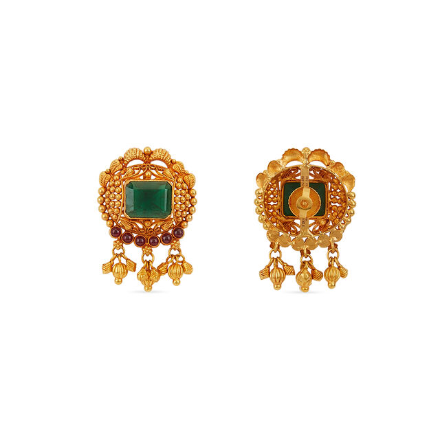 Tanishq 22KT Gold Earrings for Women 4