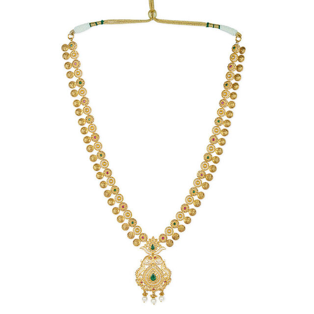 Tanishq 22KT Open Polki Haaram for Women 