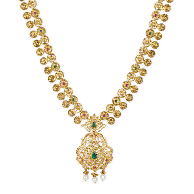 Tanishq 22KT Open Polki Haaram for Women 2