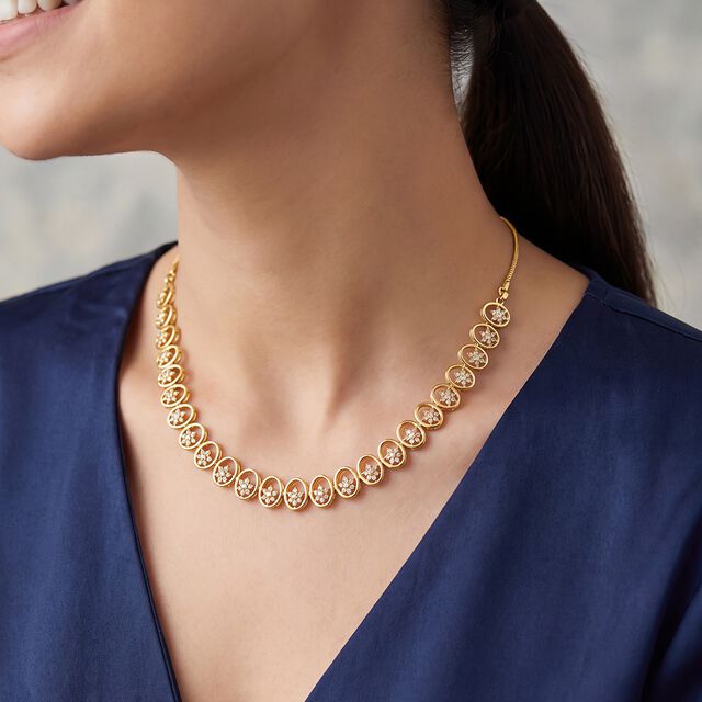 Celestial Diamond Starlight Gold Necklace,,hi-res 2