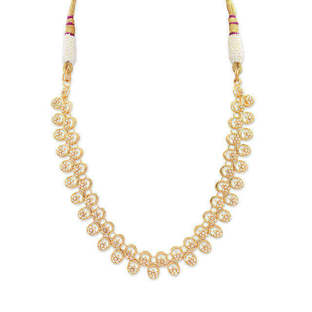 Exquisite Geometry Splendor Gold and Diamond Necklace,,hi-res 