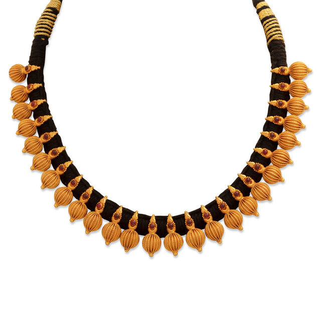 Twilight Gold Glimmer Thread Necklace,,hi-res 