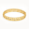 Meadow Mirage Gold Bangle,,hi-res 