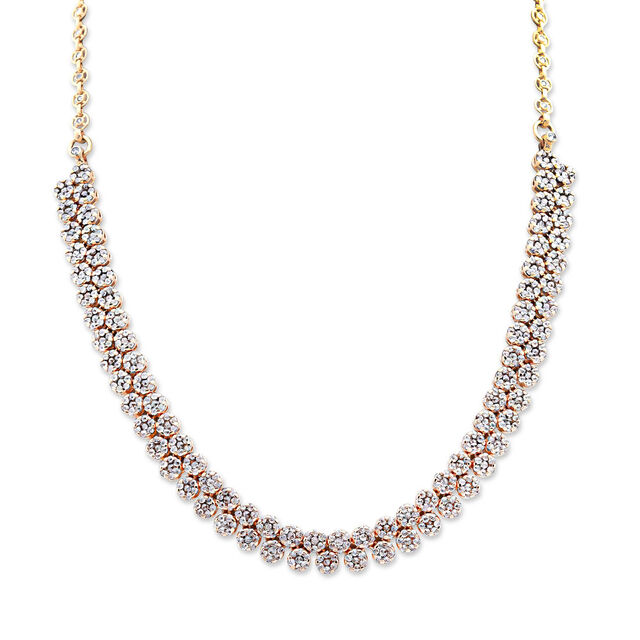 Blossom Elegance Diamond Necklace,,hi-res 