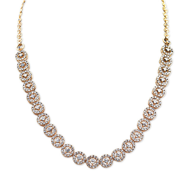 Circular Motif Necklace Set,,hi-res 