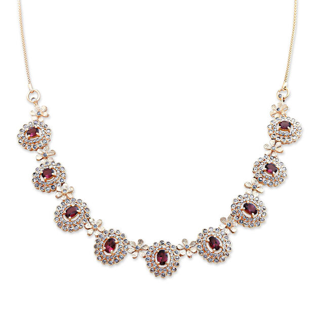Celestial Bloom Gold and Diamond Necklace,,hi-res 
