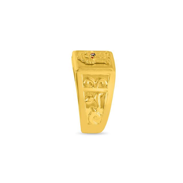 Intricate Lord Balaji Signet Ring