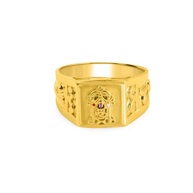Intricate Lord Balaji Signet Ring