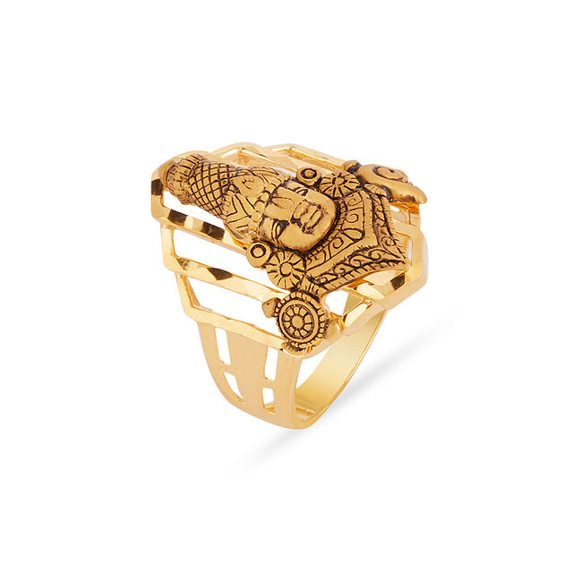Tanishq 22KT  Gold Finger Ring  for Men 2