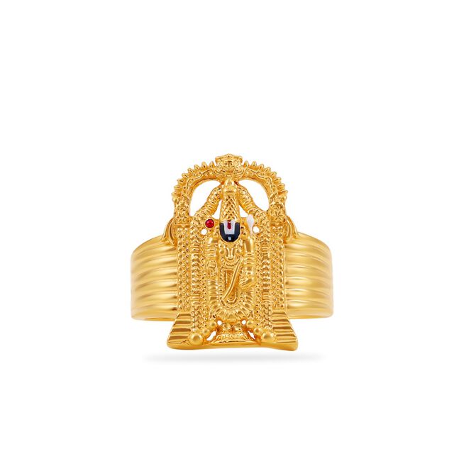 Tanishq 22KT Gold Finger Ring for Women