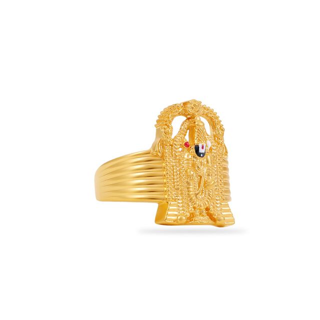 Tanishq 22KT Gold Finger Ring for Women