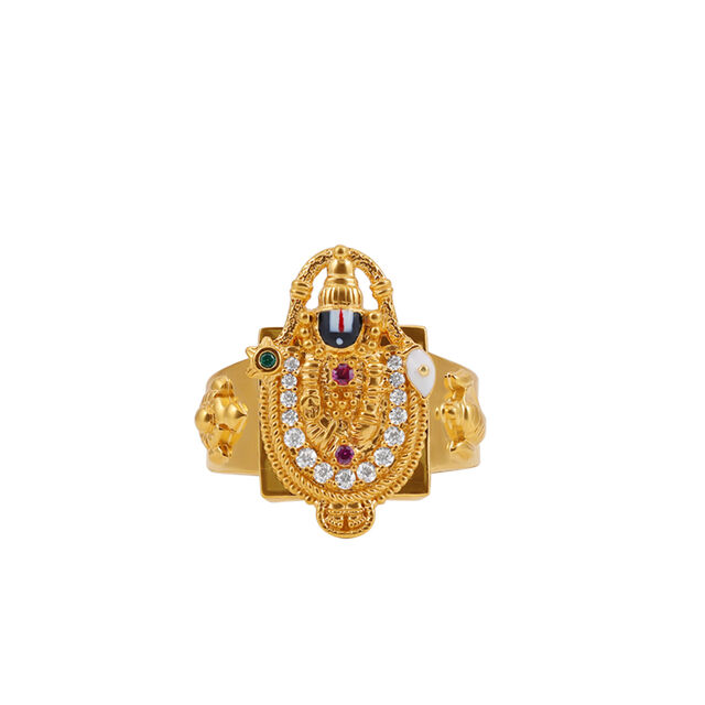 Regal Charm Gold Ring