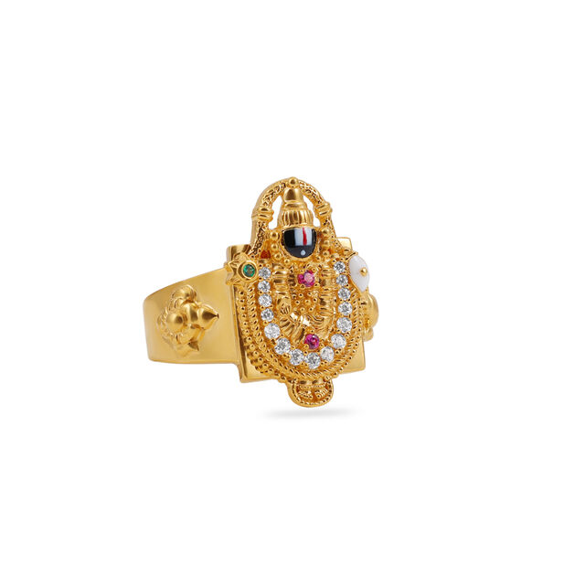 Regal Charm Gold Ring