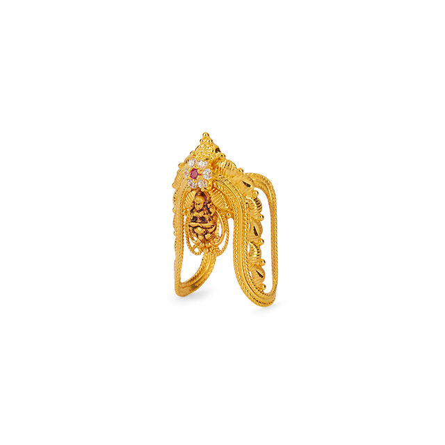 Tanishq 22 Karat Gold Finger Ring for Women