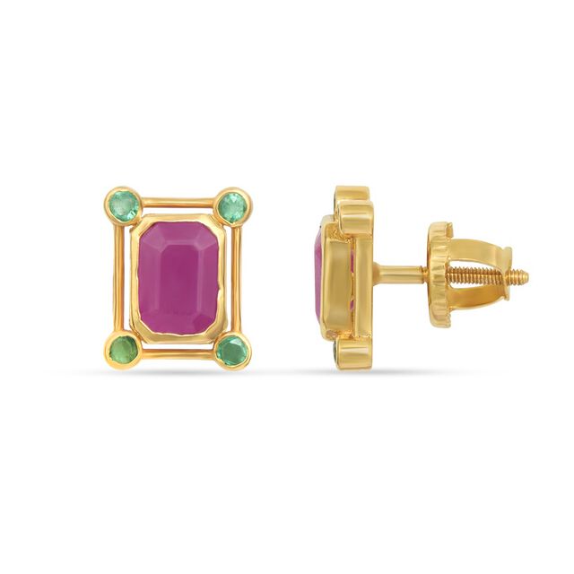 Tanishq 22KT Gold Earrings 2