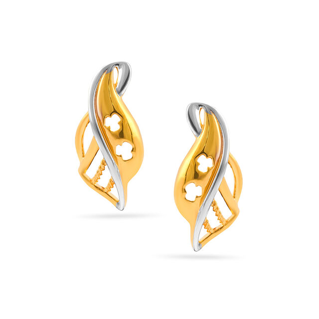 Tanishq 22KT Gold Earrings for Women 