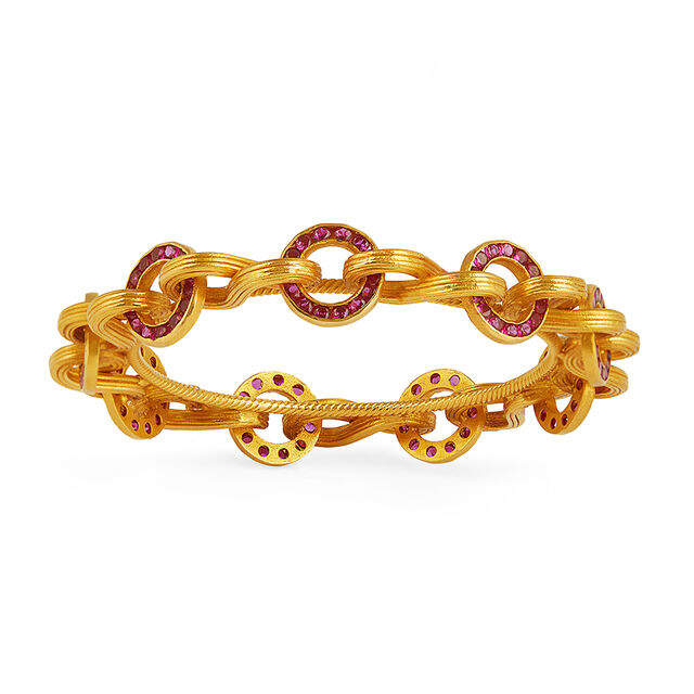 Tanishq 22KT Gold Bangle for Unisex 6