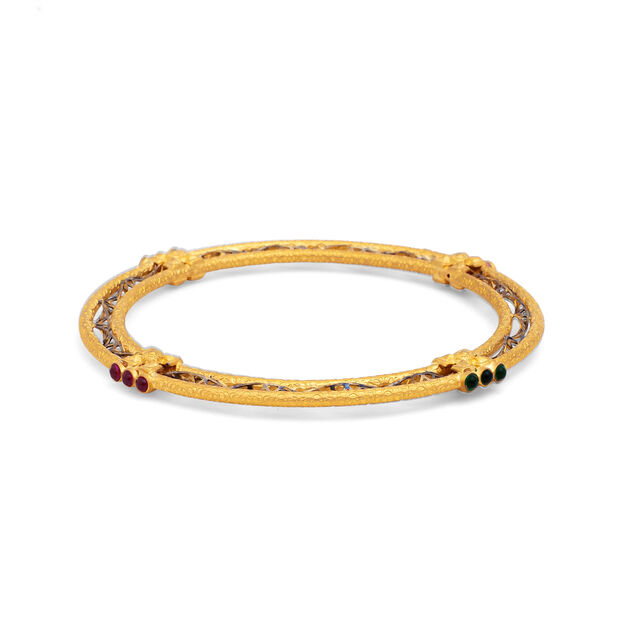 Ethereal Tide Gold Bangle,,hi-res 